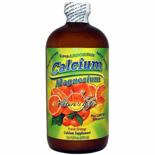 Calcium Magnesium Super ABSORBeze in Natural Orange Fla, NTL