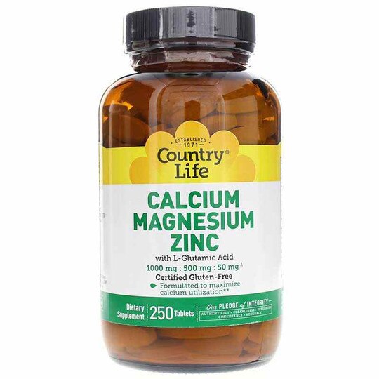 Calcium Magnesium Zinc, 250 Tablets, CTL