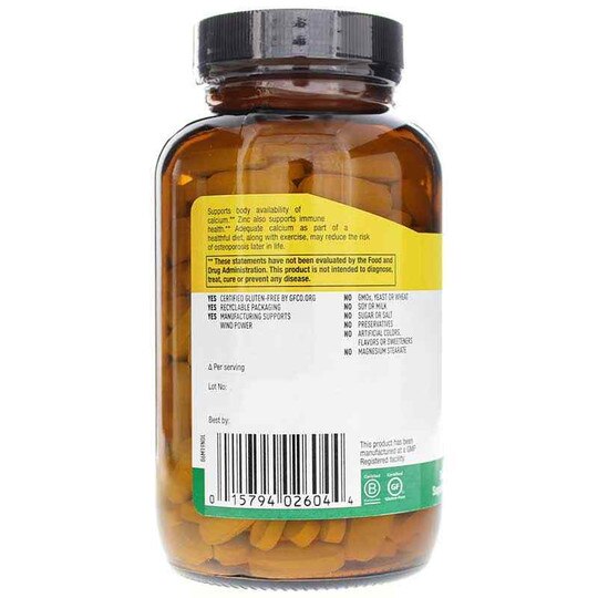 Calcium Magnesium Zinc, 250 Tablets, CTL