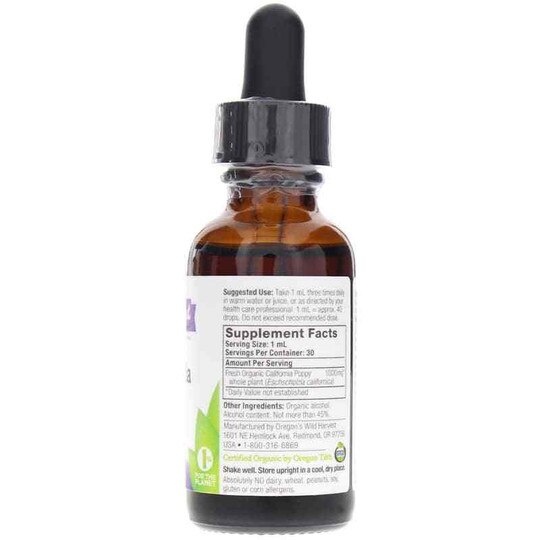 California Poppy Extract, 1 Oz, OWH