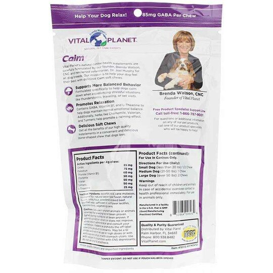 Calm for Dogs Soft Chews, 45 Soft Chews, VTP