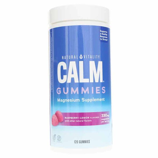 Calm Gummies Raspberry-Lemon, 120 Gummies, NV