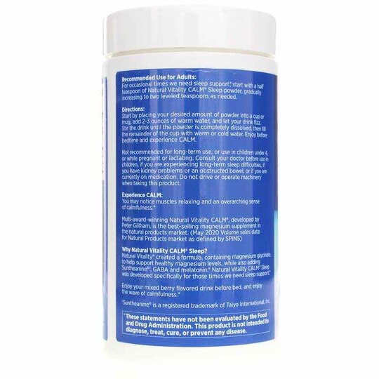 Calm Sleep Drink Mix Berry, 6 Oz, NV