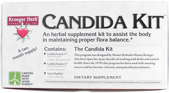 Candida Kit, 4 Products, KRH