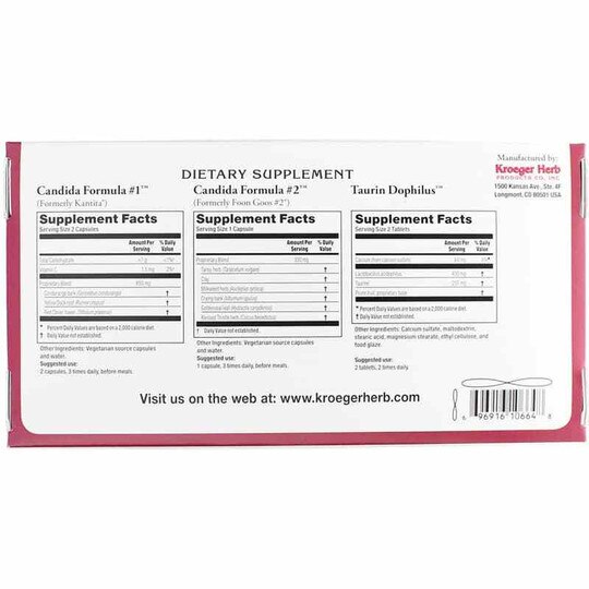 Candida Kit, 4 Products, KRH