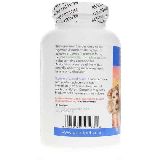 Canine Formula Digestive Enzymes, Dr. Goodpet