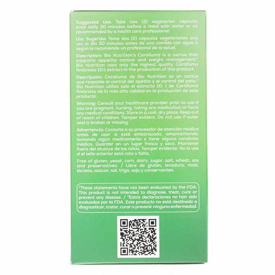 Caralluma 1000 Mg, 60 Veg Capsules, BNU