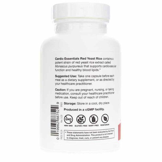 Cardio Essentials Red Yeast Rice, 120 Capsules, ND
