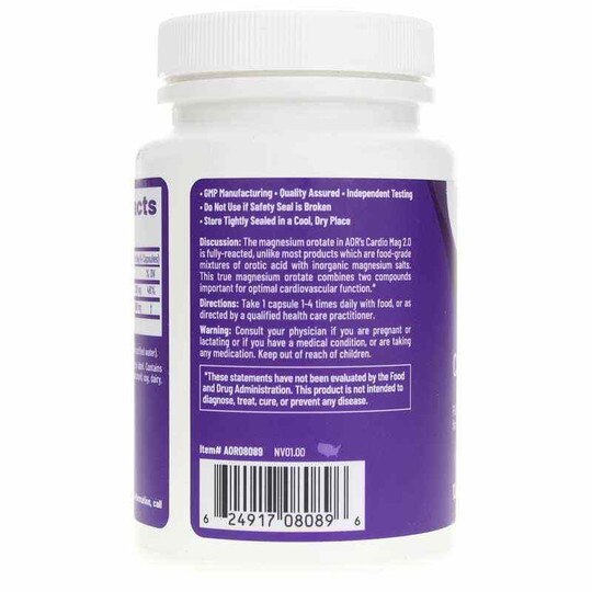Cardio-Mag 2.0, 120 Veg Capsules, AOR