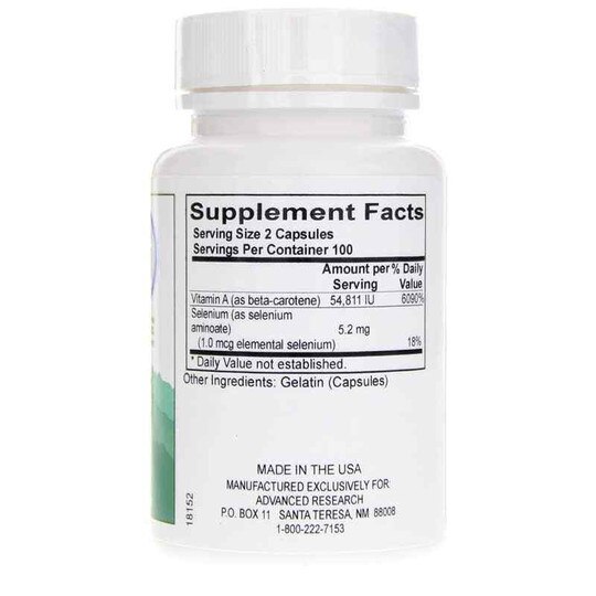 Carotavit Beta Carotene, 200 Veg Capsules, ADR