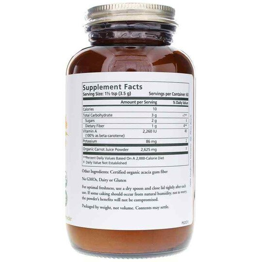 Carrot Organic Juice Powder, Pure Synergy