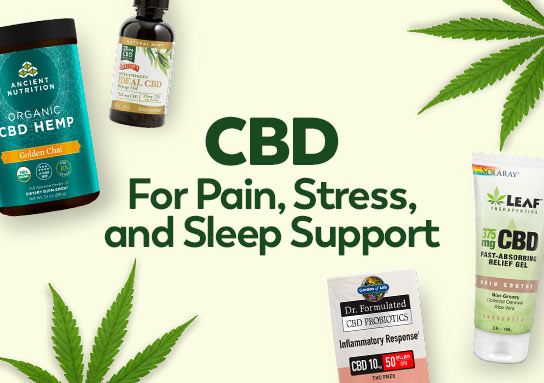 CBD For Pain, Stress, and Sleep Support