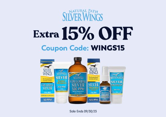 Extra 15% OFF Natural Path Silver Wings