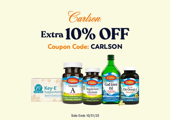 Extra 10% OFF Carlson Labs