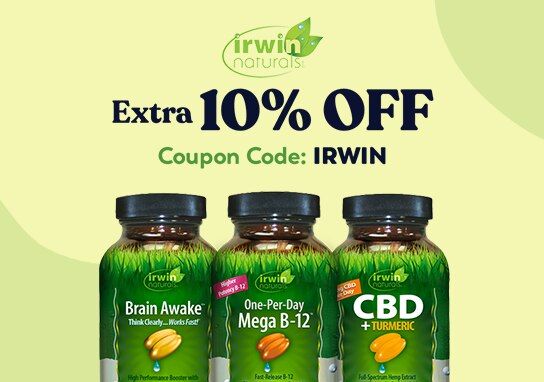 Extra 10% OFF Irwin Naturals