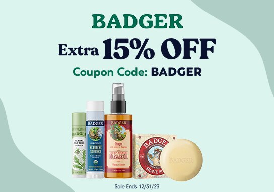 Extra 15% OFF Badger