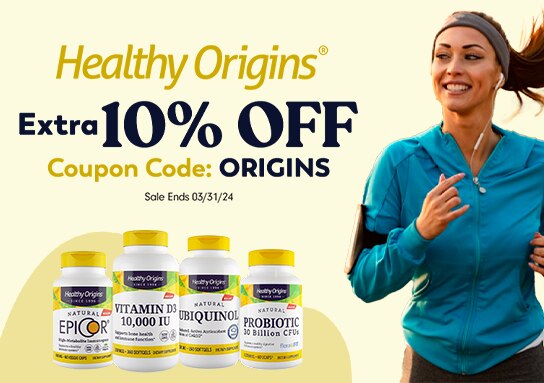 Extra 10% OFF Healthy Origins