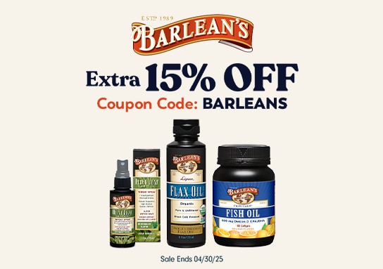 Extra 15% OFF Barlean's Organic Oils