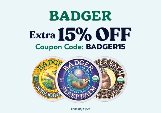 Extra 15% OFF Badger