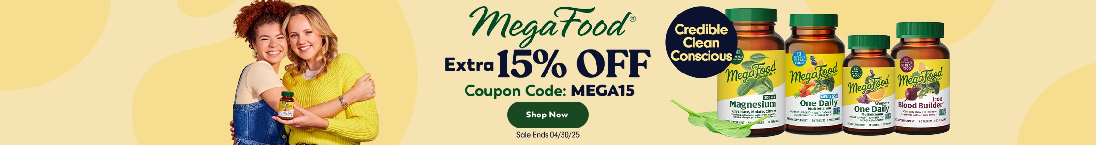 Extra 15% OFF MegaFood