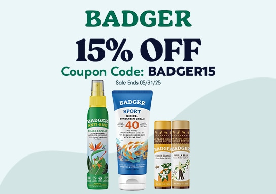 15% OFF Badger