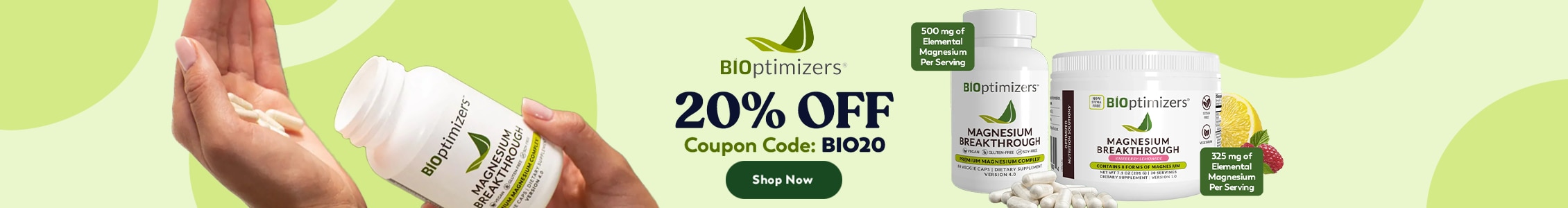 20% OFF BIOptimizers