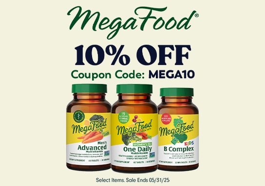 10% OFF Select MegaFood