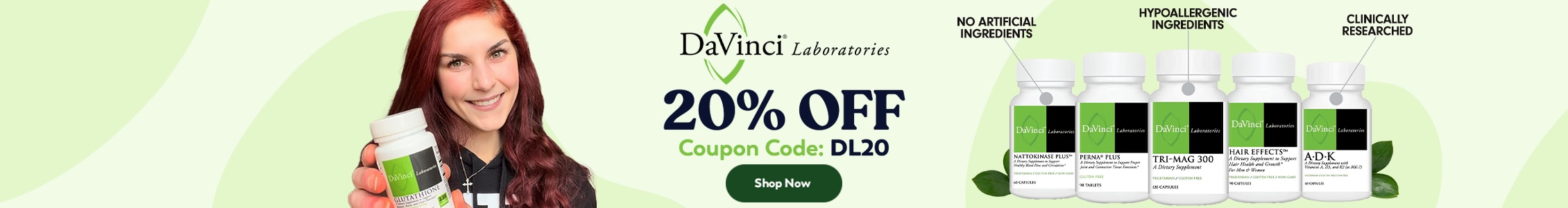 20% OFF DaVinci Labs