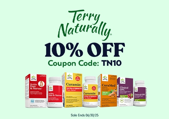 10% OFF Terry Naturally