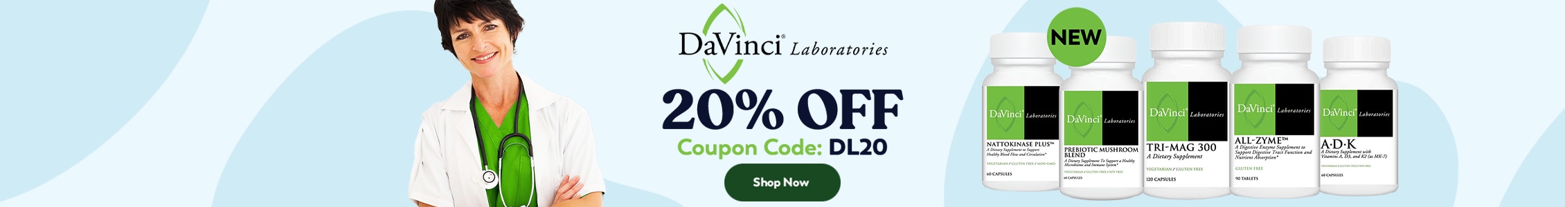 20% OFF DaVinci Labs