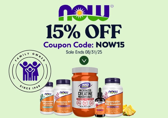 15% OFF NOW Foods