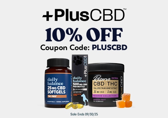 10% OFF PlusCBD Oil