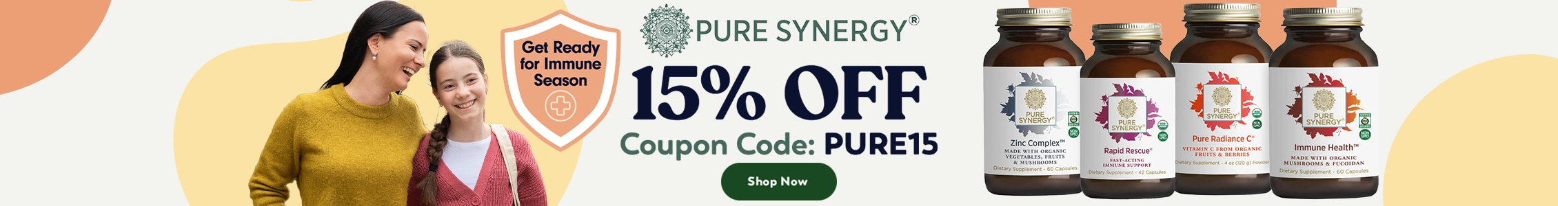 15% OFF Pure Synergy