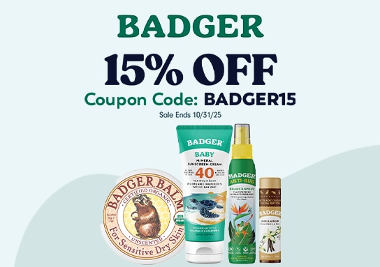 15% OFF Badger