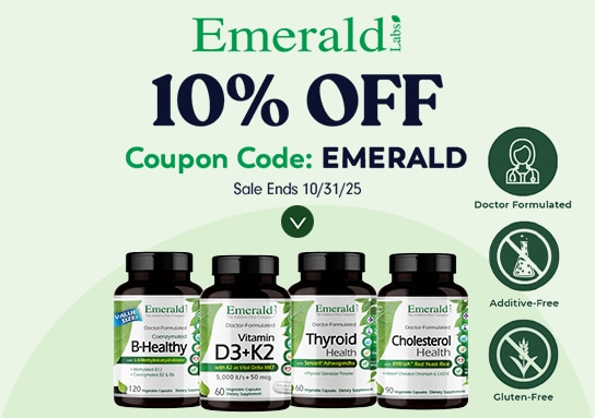10% OFF Emerald Labs