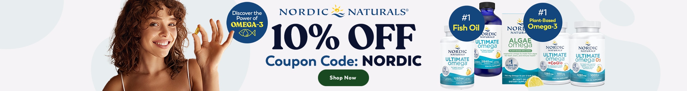 10% OFF Nordic Naturals