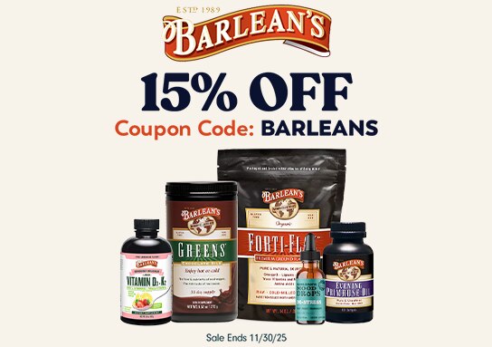 15% OFF Barlean's