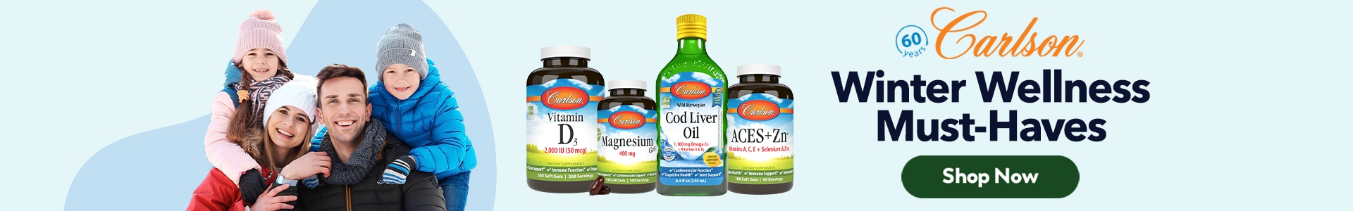 Carlson Labs Winter Wellness Must Haves