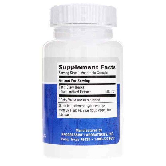 Cat's Claw Standardized Extract, 60 Veg Capsules, PGL