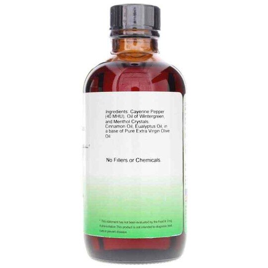 Cayenne Heat Massage Oil, 4 Oz, DRC