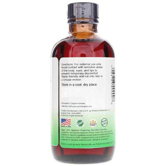 Cayenne Heat Massage Oil, 4 Oz, DRC