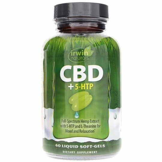 CBD + 5HTP, Irwin Naturals