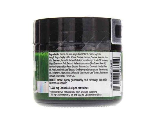CBD Balm 1000 Mg, 2 Oz, IRN
