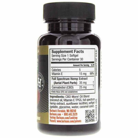 CBD More! 25 Mg, 30 Softgels, BOO