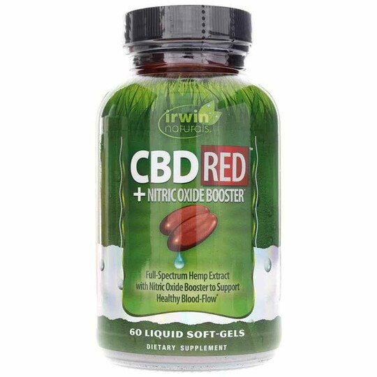 CBD RED + Nitric Oxide Booster, Irwin Naturals