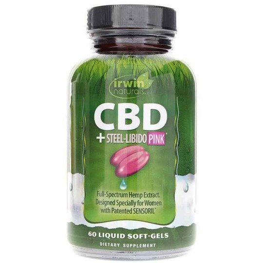 CBD + Steel Libido PINK, Irwin Naturals