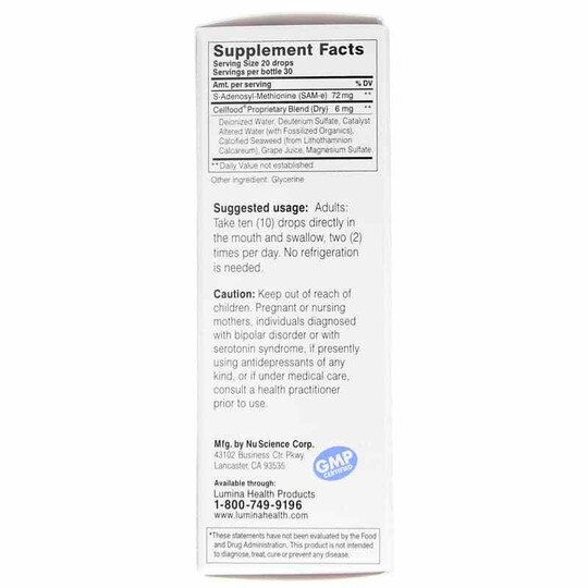 Cellfood SAM-e Liquid, 1 Oz, LHP