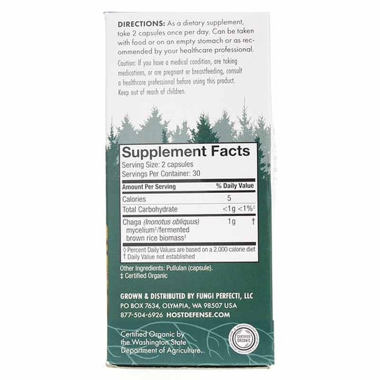 Chaga Antioxidant Support, 60 Veg Capsules, HDF