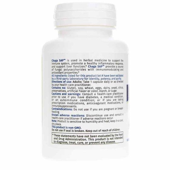 Chaga SAP, 60 Capsules, NFH