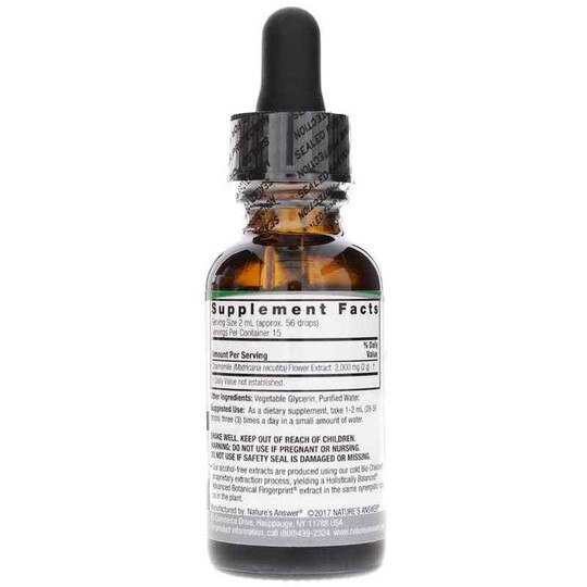 Chamomile Flowers Alcohol-Free, 1 Oz, NAN